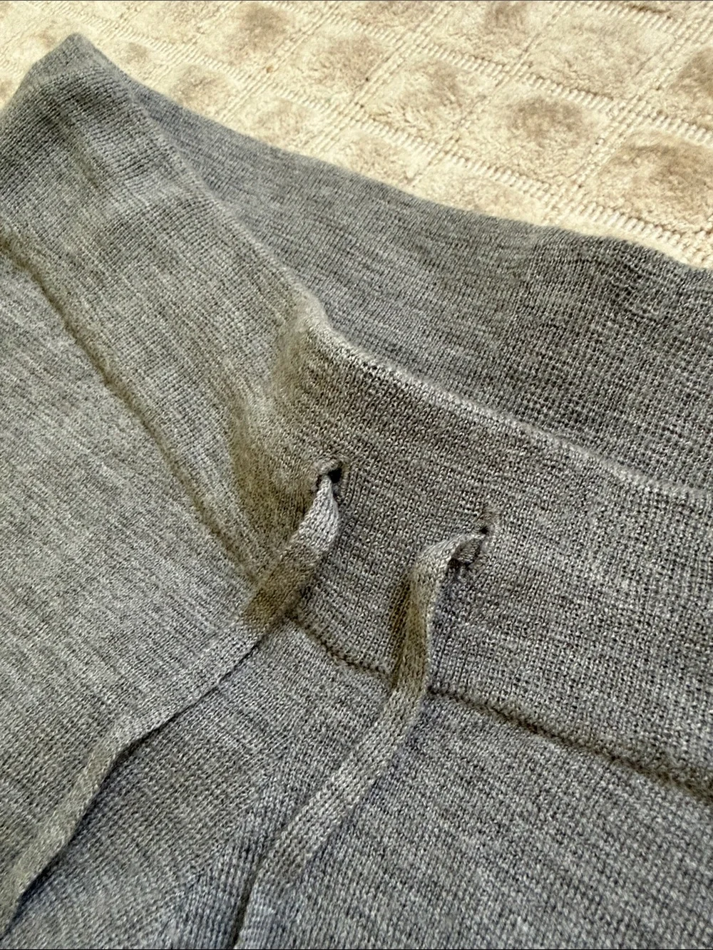 J Crew 100% Merino Wool Women's Gray Jogger Pants Sweatpants S